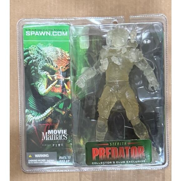 NIB MCFARLANE MOVIE MANIACS SERIES 5 COLLECTOR'S CLUB EXCLUSIVE STEALTH PREDATOR - Picture 1 of 5